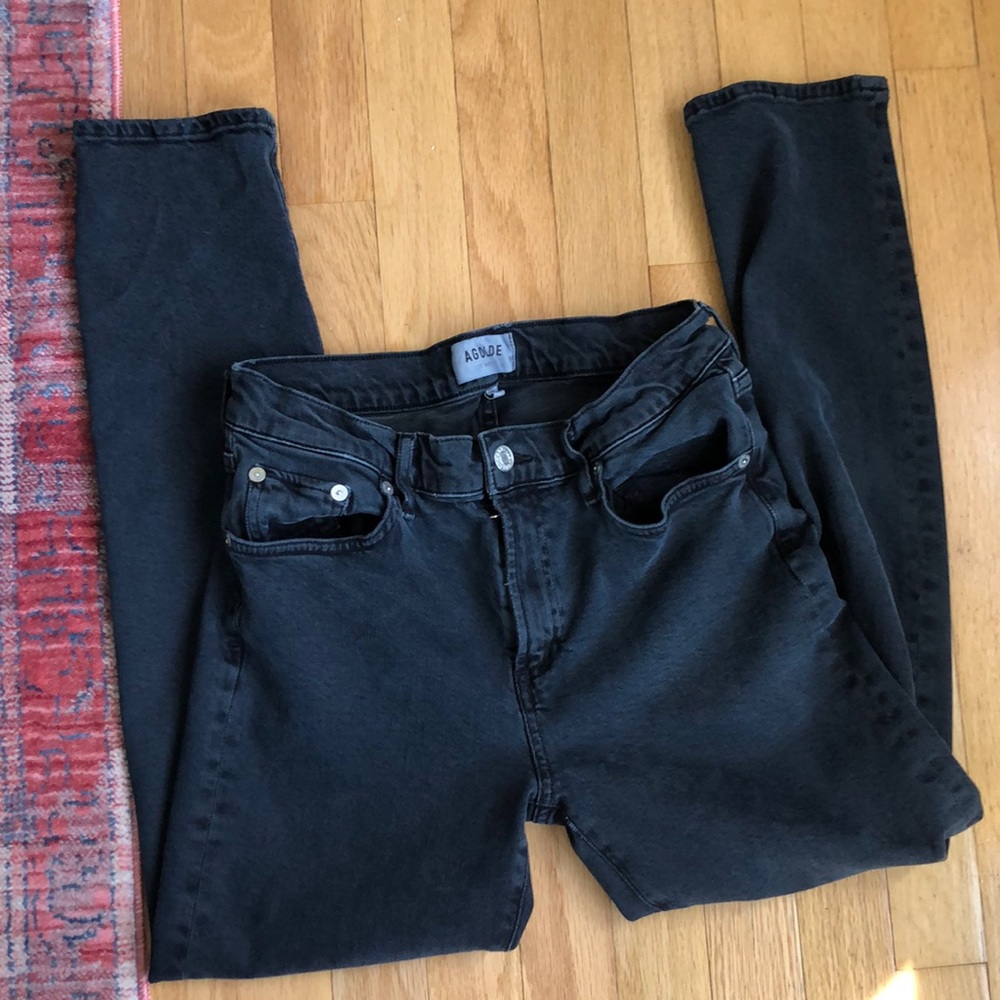 Agolde black denim